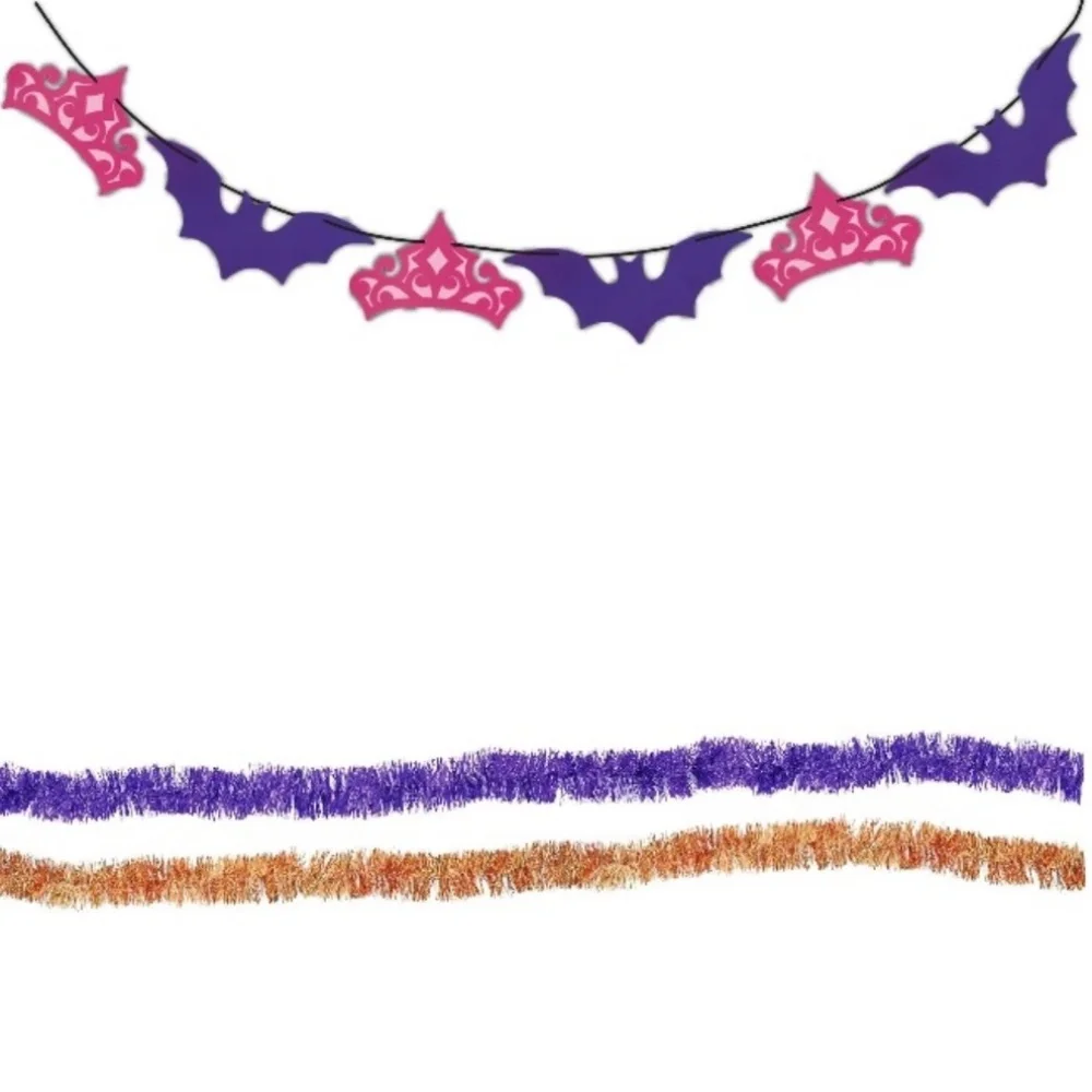 Halloween/Party 200 Piece Disney Princess Trunk or Treat Party Decorating Kit